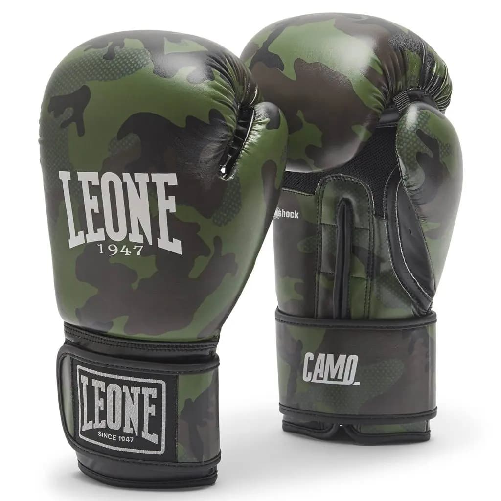 Guantes de Boxeo Leone 1947 "Camouflage"Color Verde